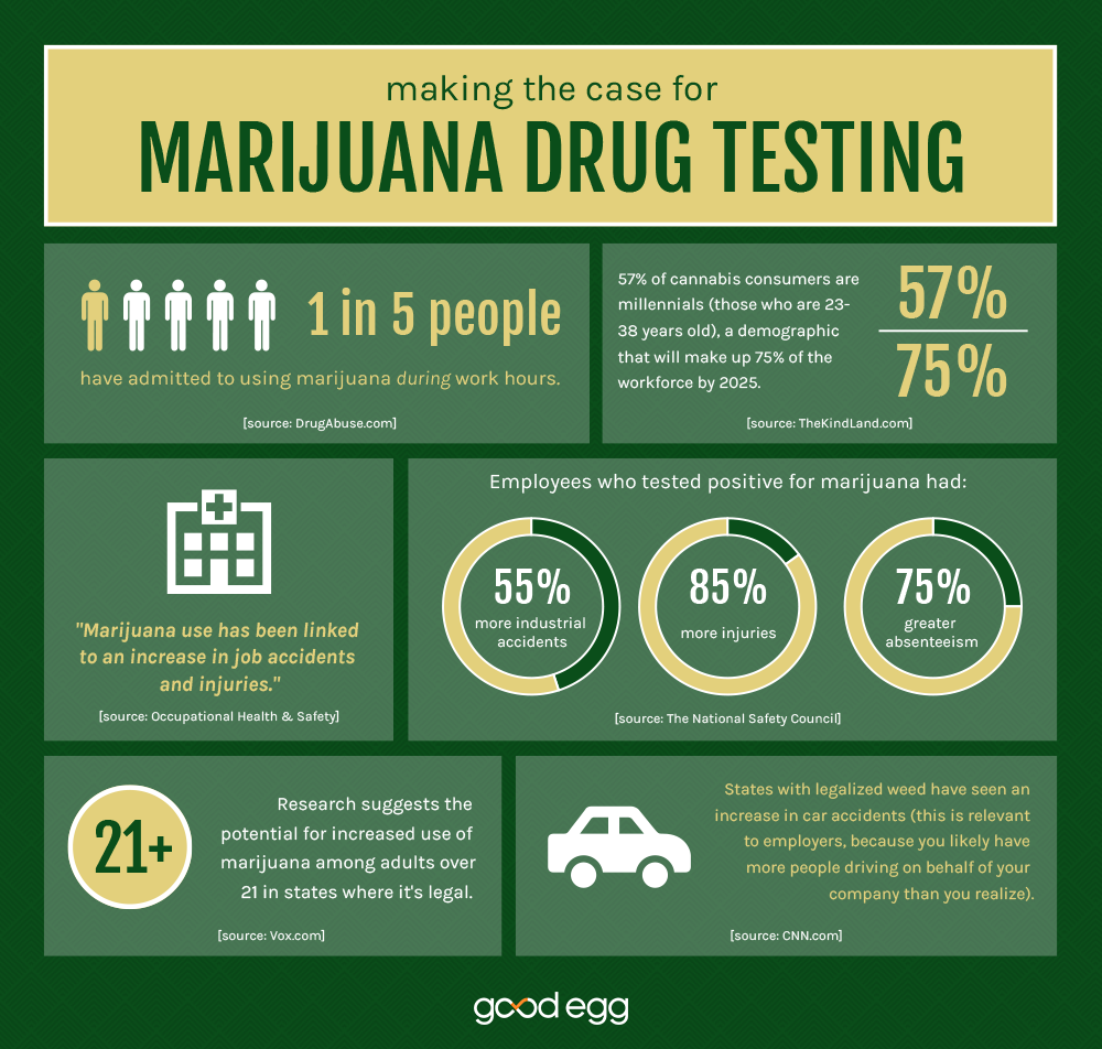 Marijuana Drug Testing [infographic] Good Egg